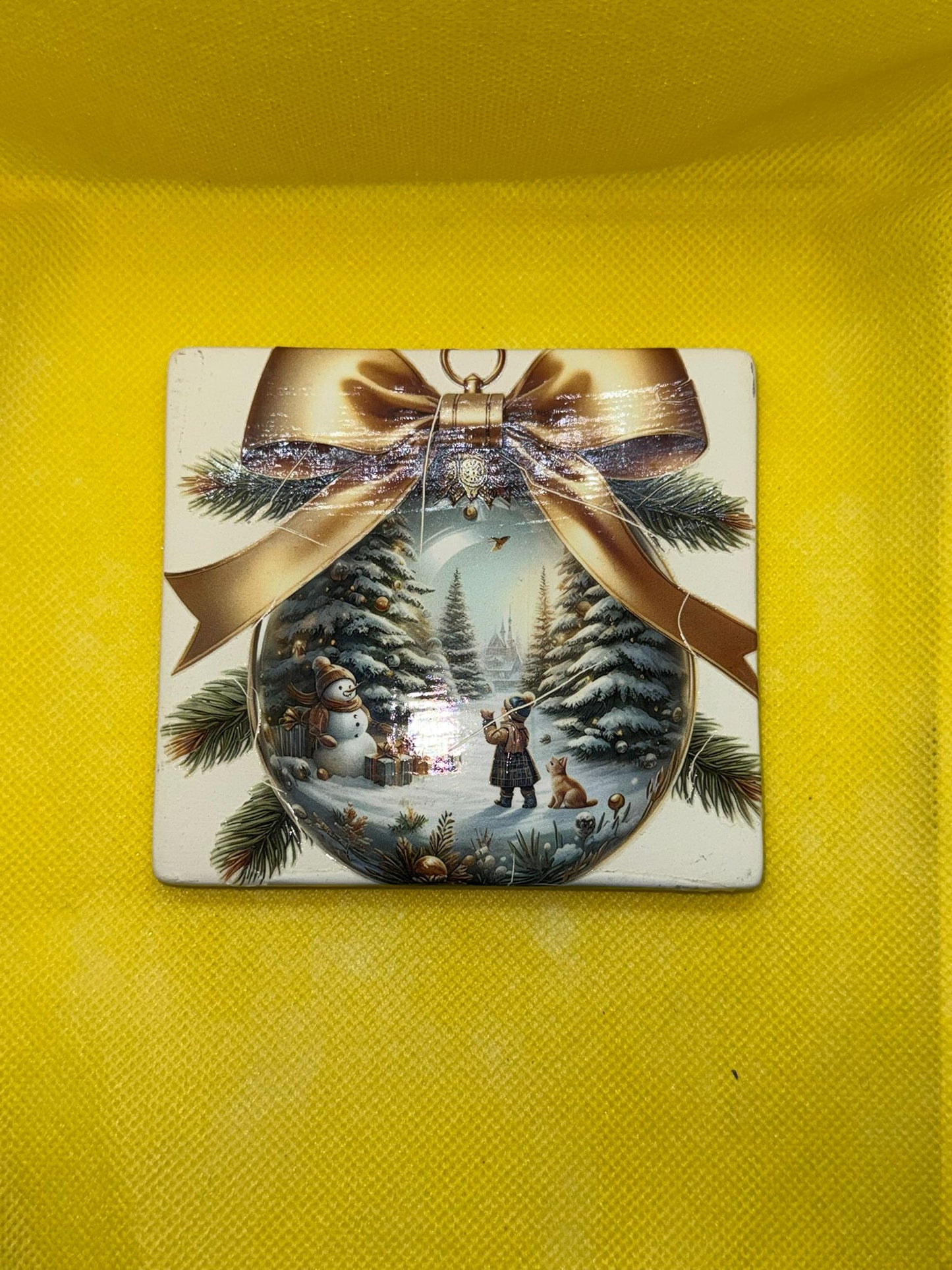 White Chrsitmas slate