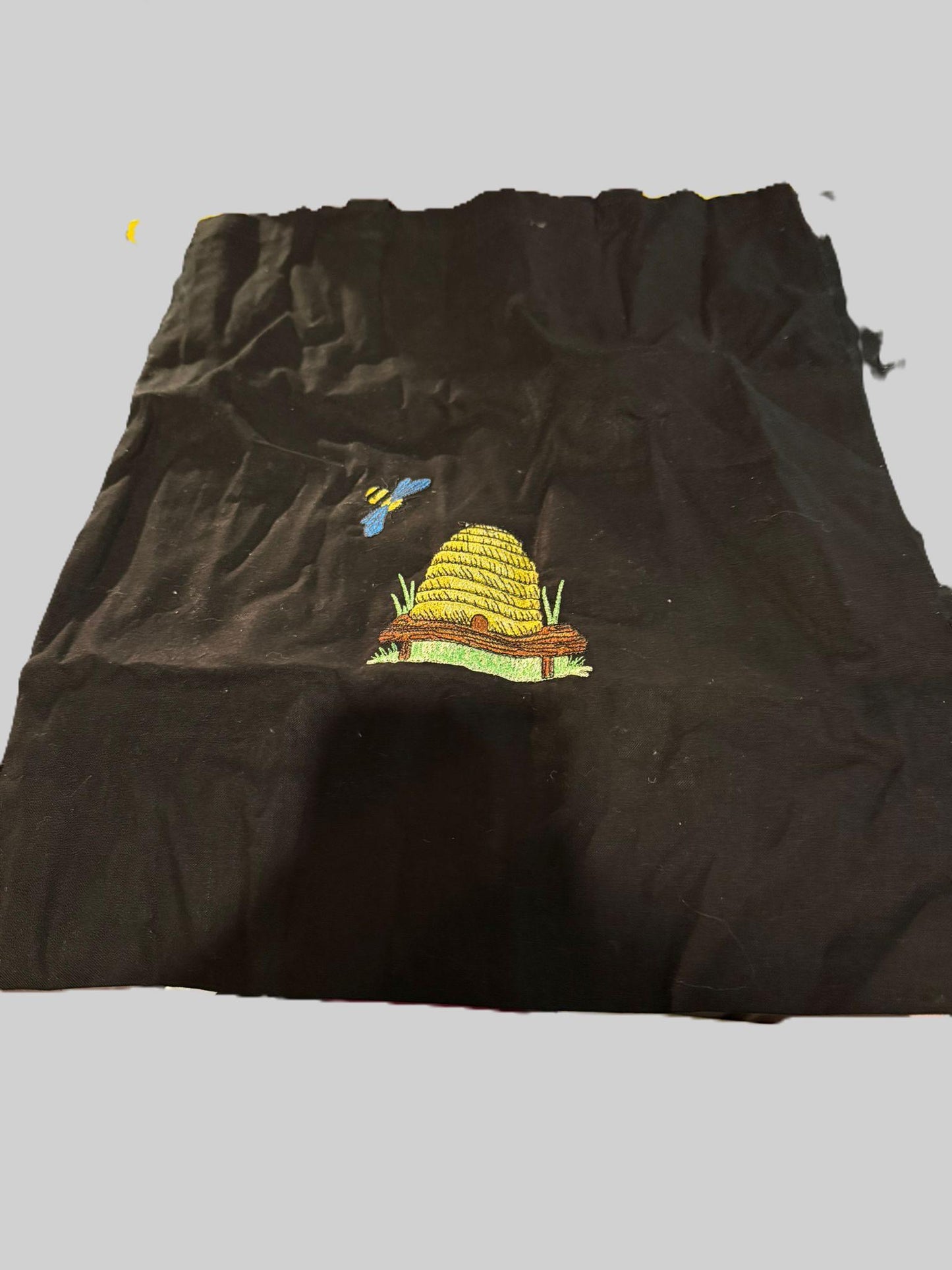 black bumble bee tote bag