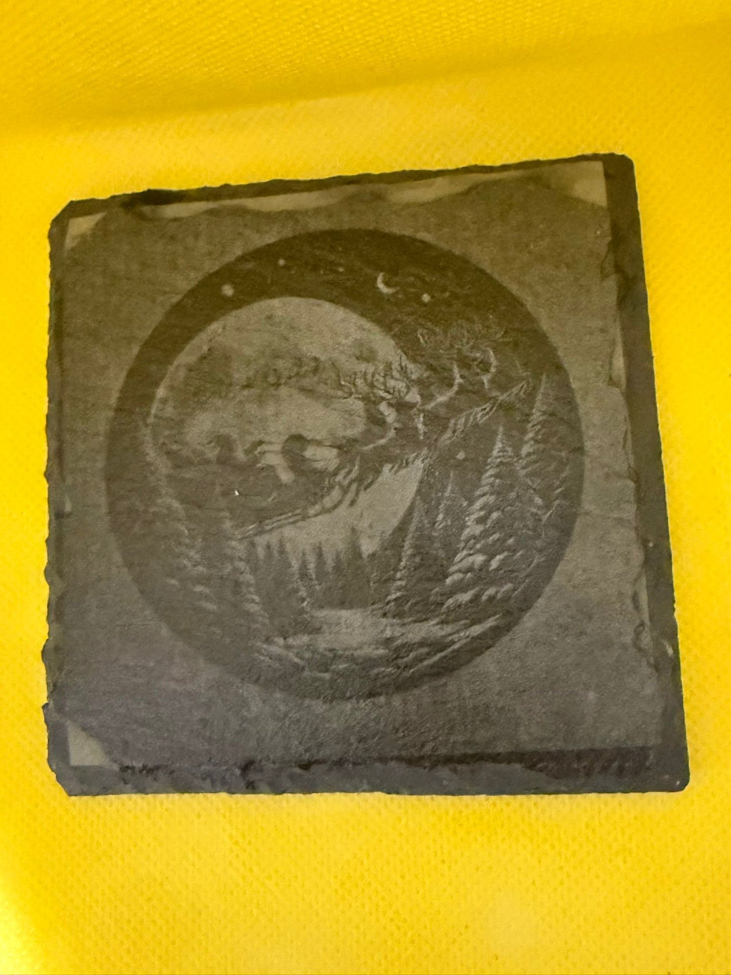 Engraved Christmas Slate