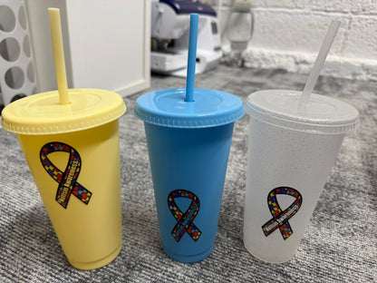 Autism awareness cup