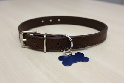 Coloured bone shape dog tag