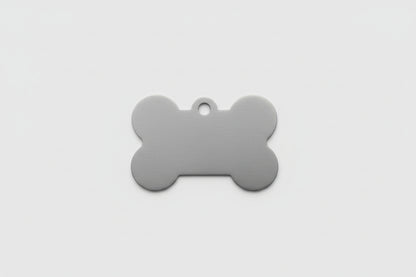 Coloured bone shape dog tag