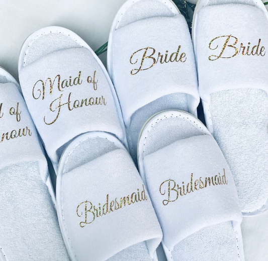 Bridal Party Slippers