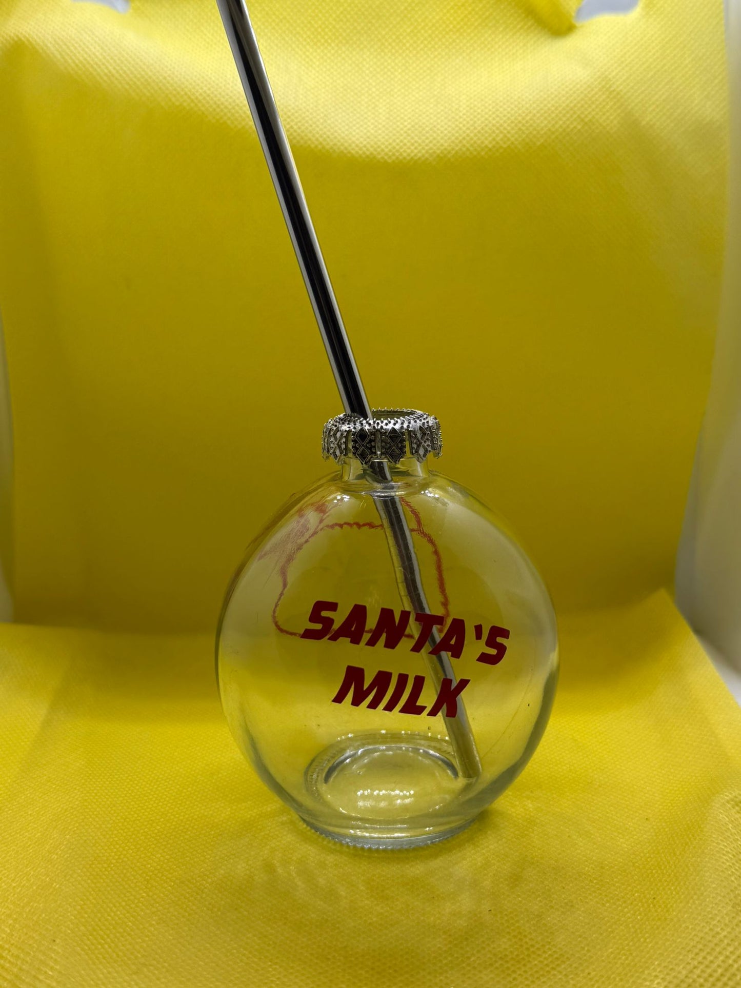 Santa's milk and cookies set