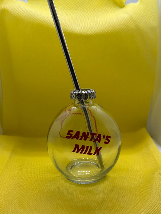 Santa's milk and cookies set